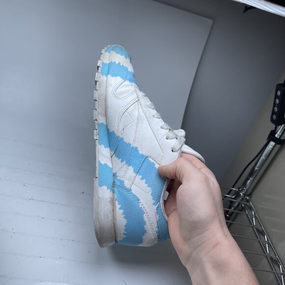 Reebok Collina Strada Classic Sneaker Womens 7,5 US White Leather Call Mom Shoes - Picture 11 of 16